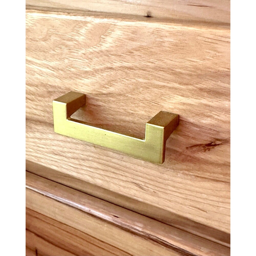 12 Cabinet Pulls Gold Handles Modern Hardware Furniture Drawer Metal